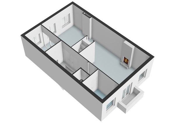 Floorplan - Plantsoen 15A, 2311 KE Leiden